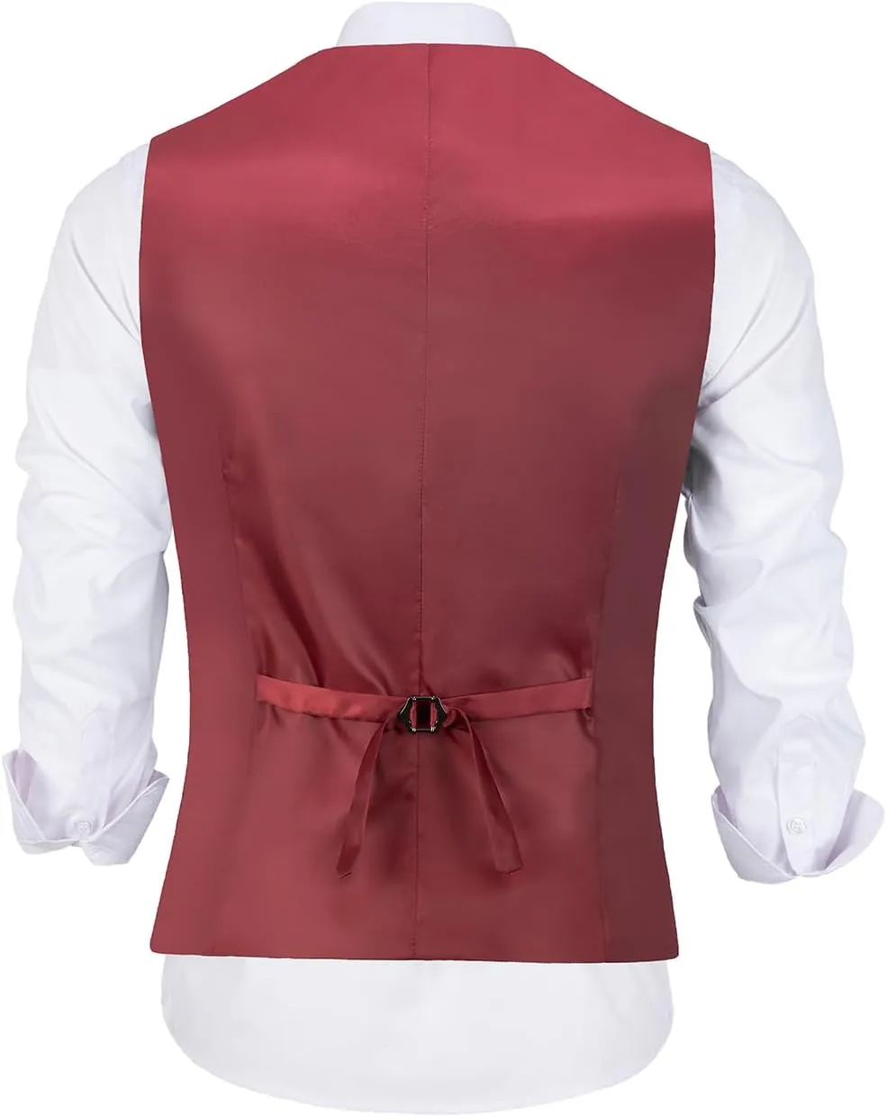 Bakerbear Mens Suit Vests V-Neck Casual Vest Dress for Men Formal Tuxedo Wedding Vests Men's Waistcoat