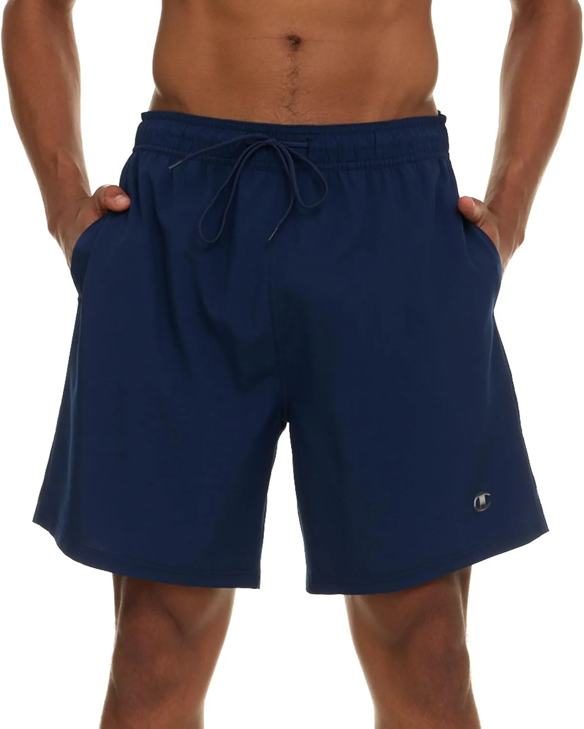 Champion Mens Swim Trunks with Mesh Liner, 7" Inseam Quick Drying Mens Bathing Suit, Board Shorts for Swimming and Beach