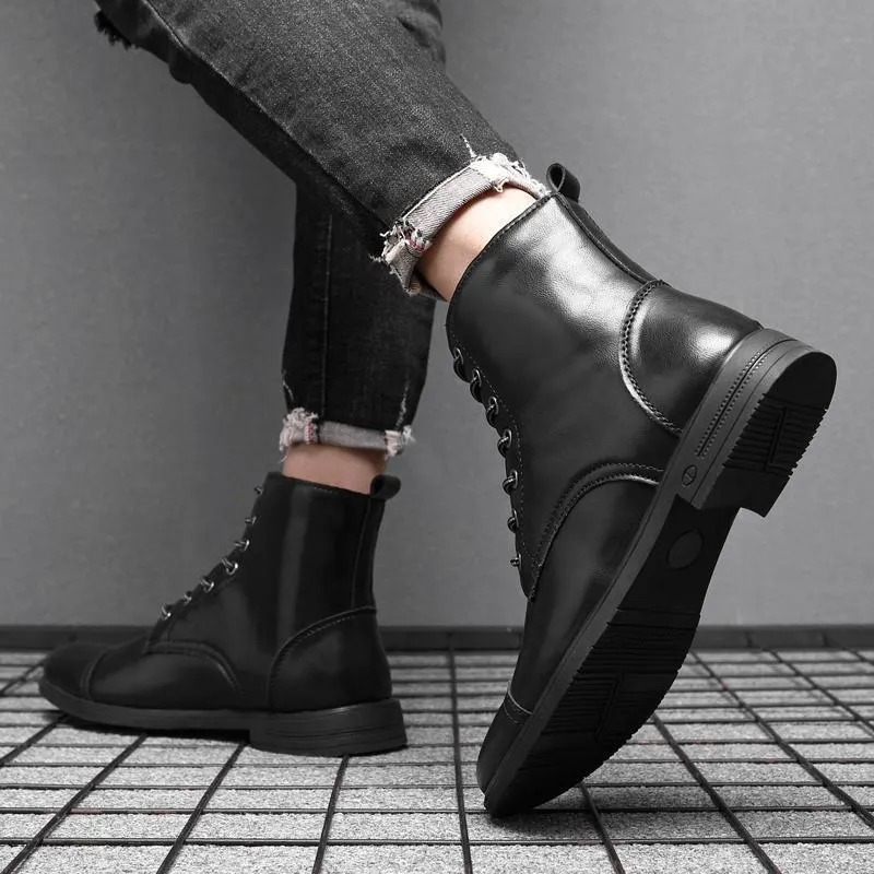 Claude | Leather Ankle Boots