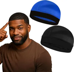 Premium Wave Caps for Men, Good Compression Cap Over Durag for 360, 540, 720 Waves