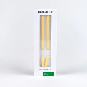 ROUND LUXURY LACES 120cm - PASTEL YELLOW